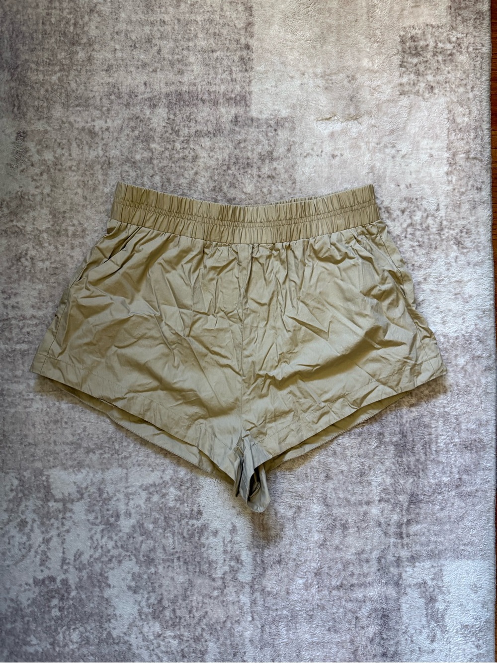 Alix NYC Tan High Waisted Shorts